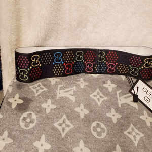 Women's Black Multicolor Hair Headband